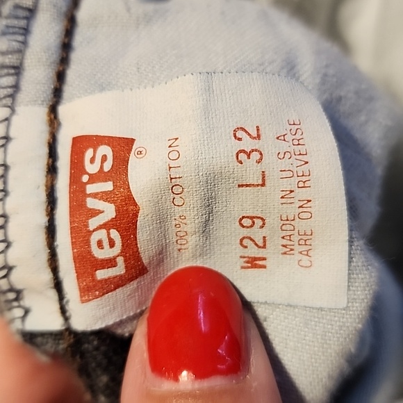 Vintage Men's Sliver Tab jeans - Picture 7 of 8